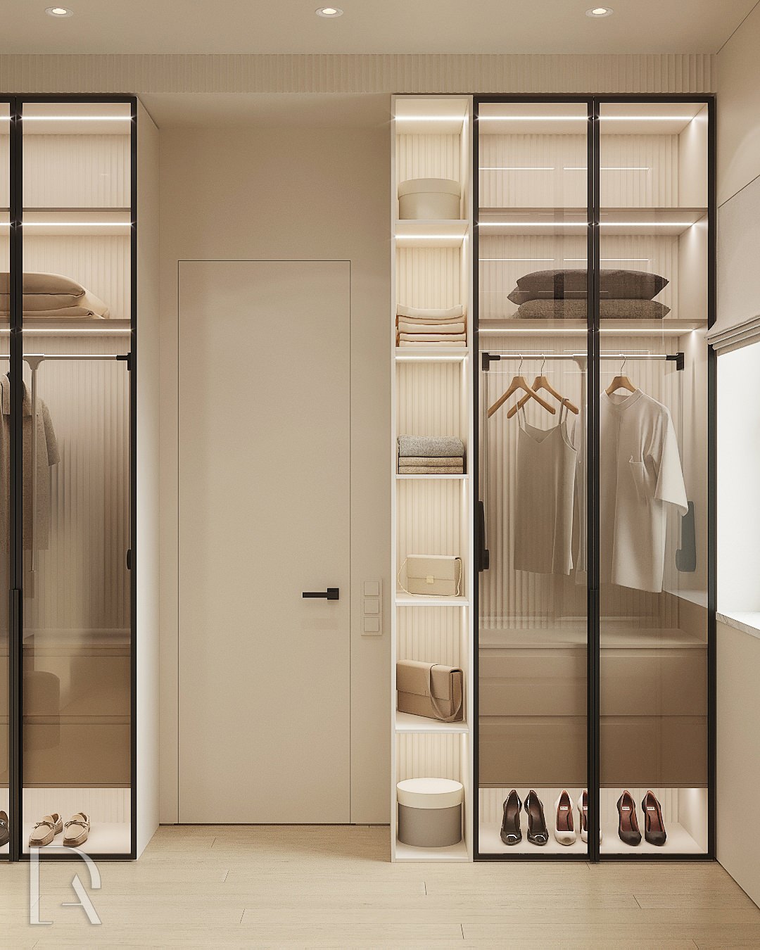 Гардеробная при мастер-спальне 5,9 м2