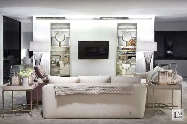 Private Residence - CBD, Brisbane nyklassisk-vardagsrum
