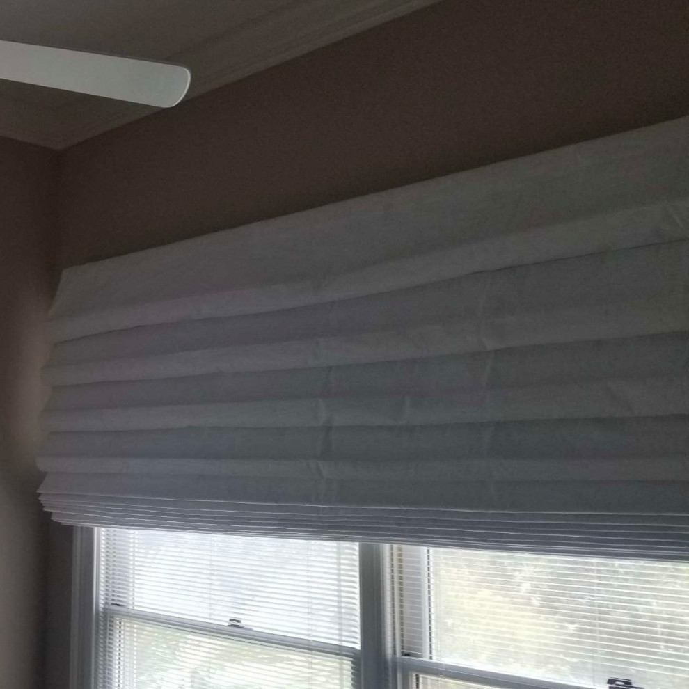 West Lake Roman Shade Install