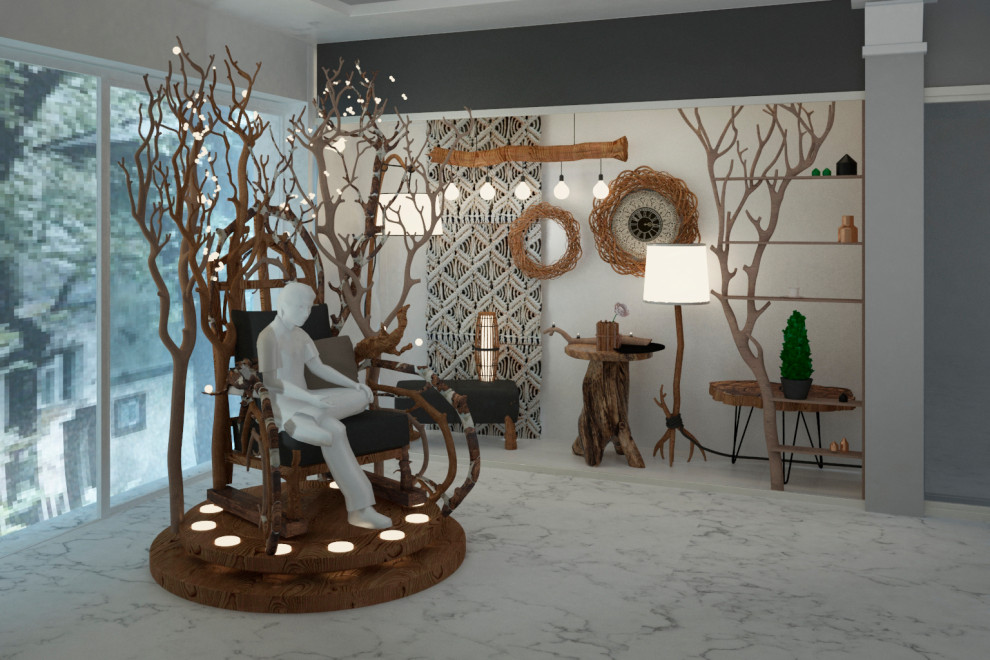 Проект витрины магазина экологической и Hand-Made-продукции