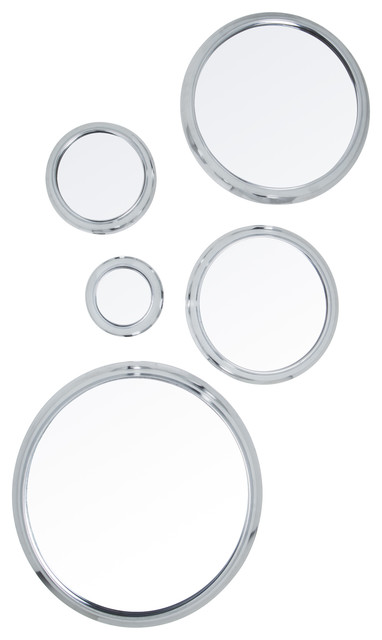 Decorative Mirror Set Of 5 Contemporary Wall Mirrors By Ctg - Black Decorative Mirror Set Decorative Mirror Set Of 5 Contemporary Wall Mirrors By Ctg - Black Decorative Mirror Set