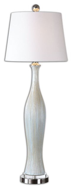 Montella Ivory Blue Buffet Lamp