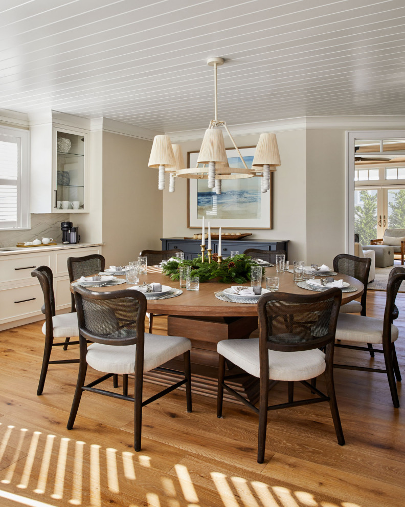 A Neutral Nook - Beach Style - Dining Room - Philadelphia - by The ...