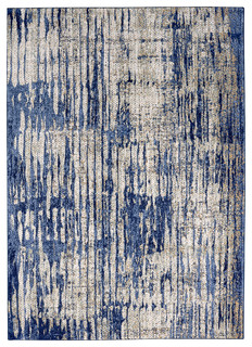 8' x 11' Karastan Machine Woven Area Rug Mineral Bleu ...