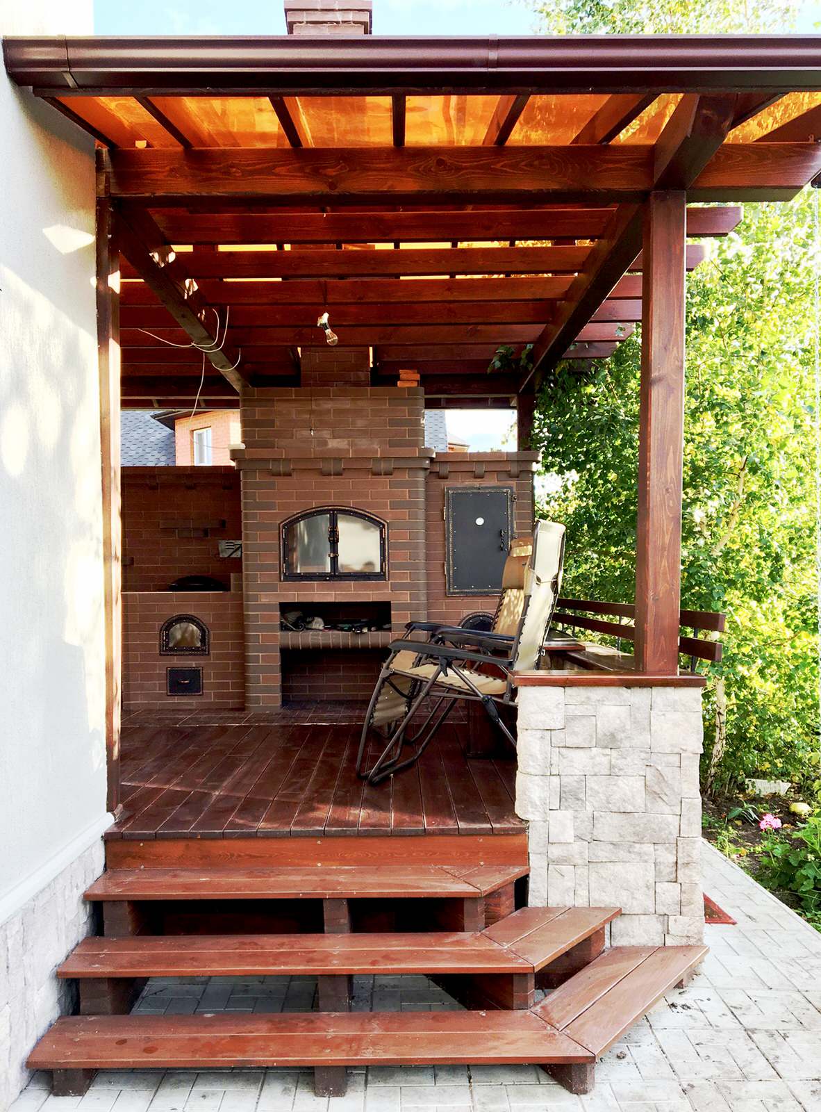 ЛЕТНЯЯ КУХНЯ НА ВЕРАНДЕ