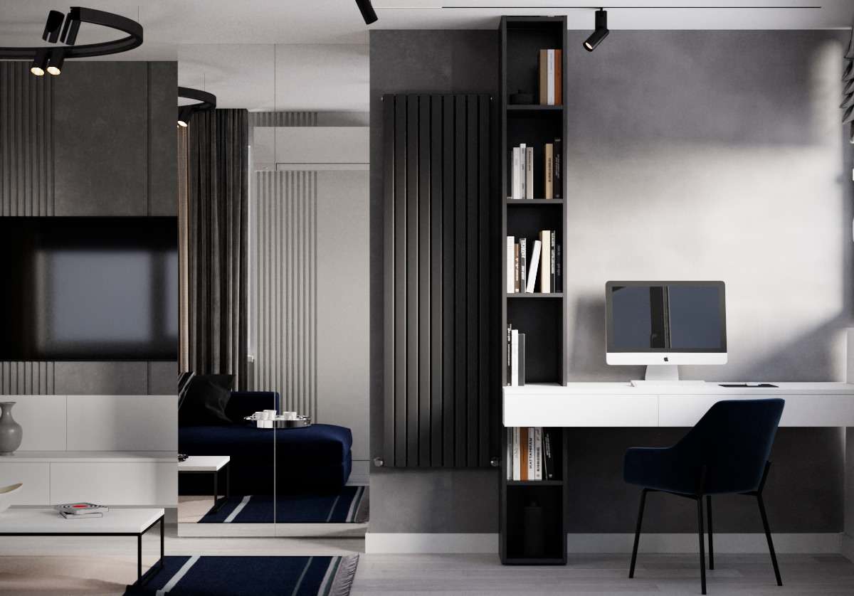 Дизайн интерьера в серых тонах