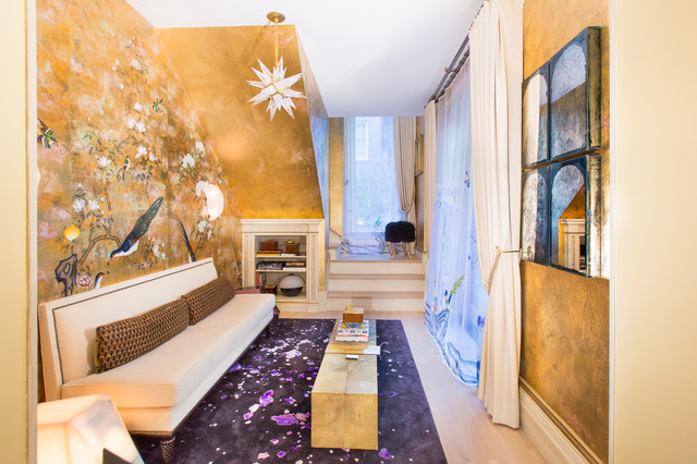 Bennett Leifer Interiors eklektisk-alrum