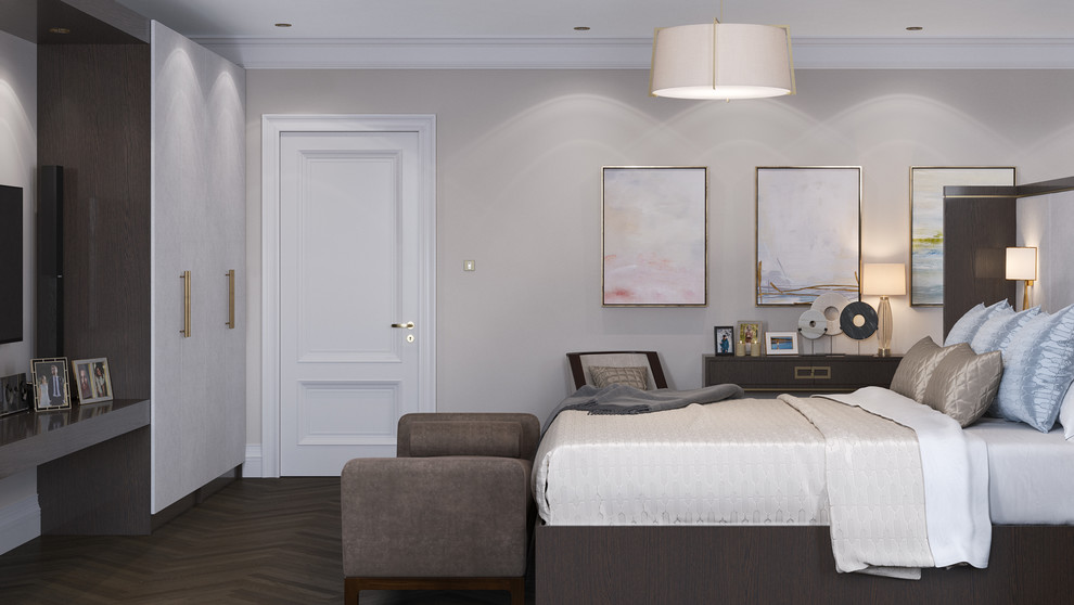 Master bedroom design residential house, London