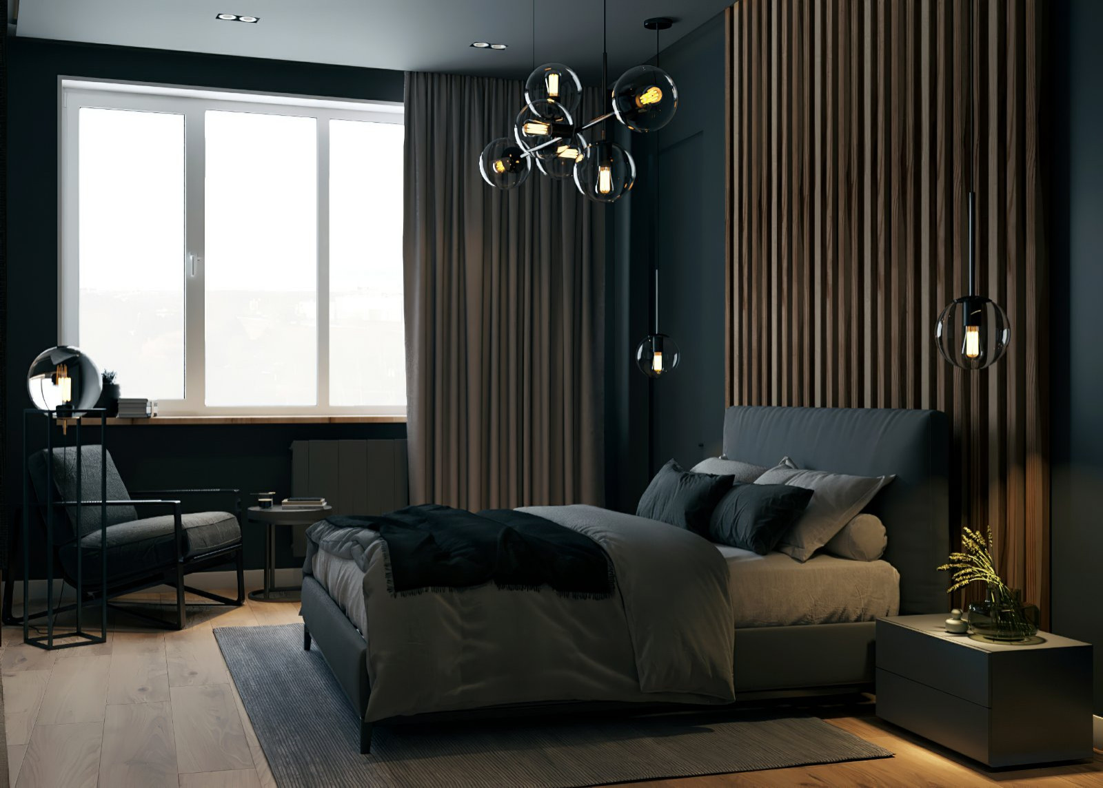 Интерьер для квартиры со сложной планировкой