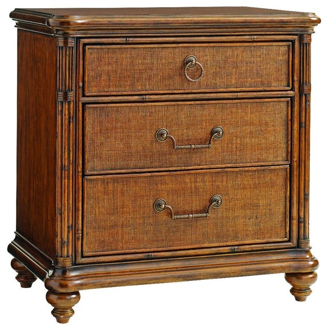 Tommy Bahama Home Bali Hai Sojourn Nightstand Tropical Nightstands