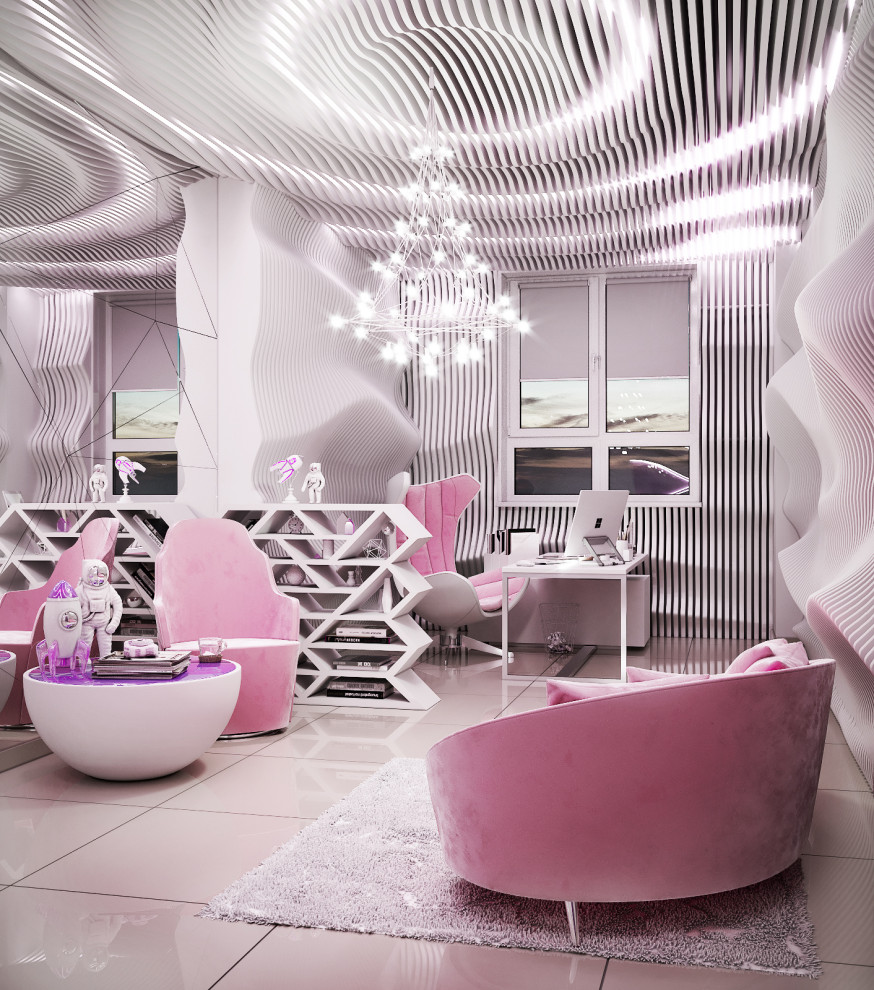 "BEAUTY-РАКЕТА" Космический офис для бьюти блогера