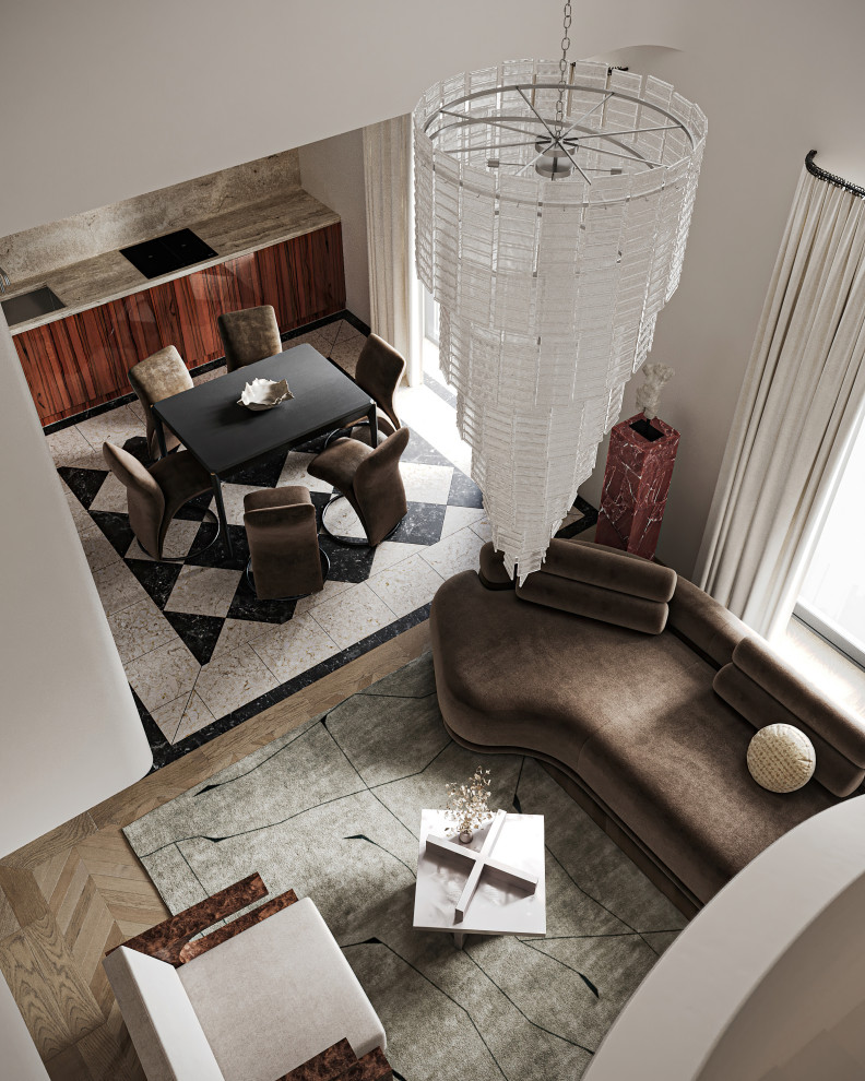 Двухуровневая квартира в Москве