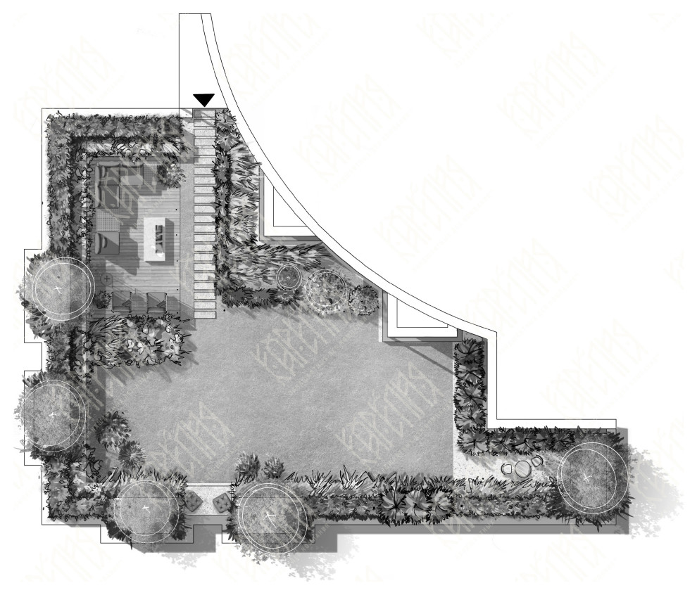 План террасы