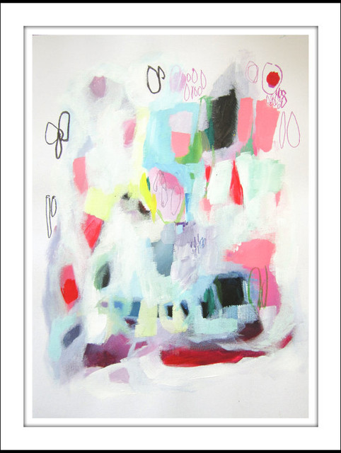 Abstract Painting Fine Art Print by Lola Donoghue
