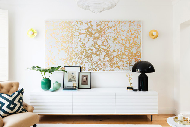 Decorating Living Room Walls On A Budget - Tutorial Pics