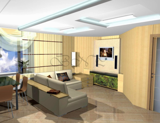 Дизайн-проект квартиры на улице Крестинского, Екатеринбург