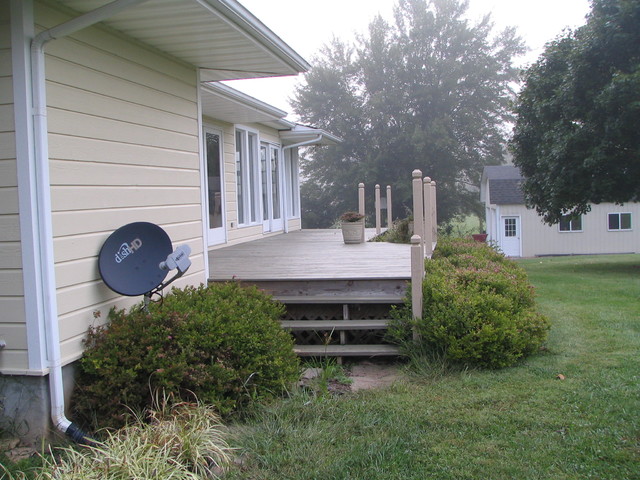 Paver deck project traditional