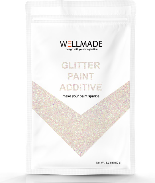 Mother Of Pearl Glitter Paint Additive 5.3oz/150g/bag+ 2pcs buffing pad