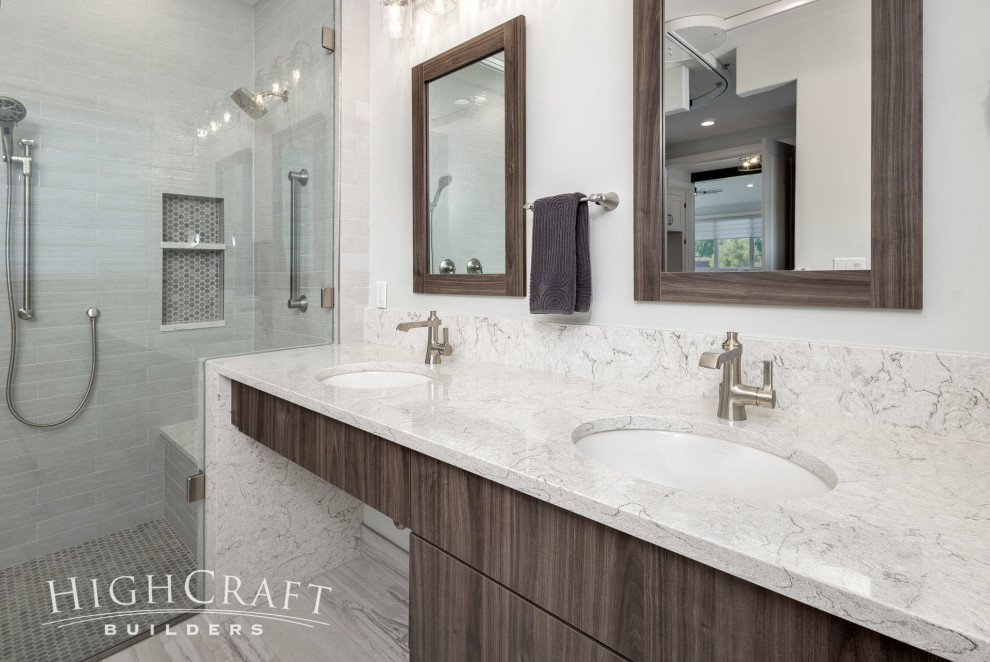 Inspiration for a transitional bathroom remodel in Denver