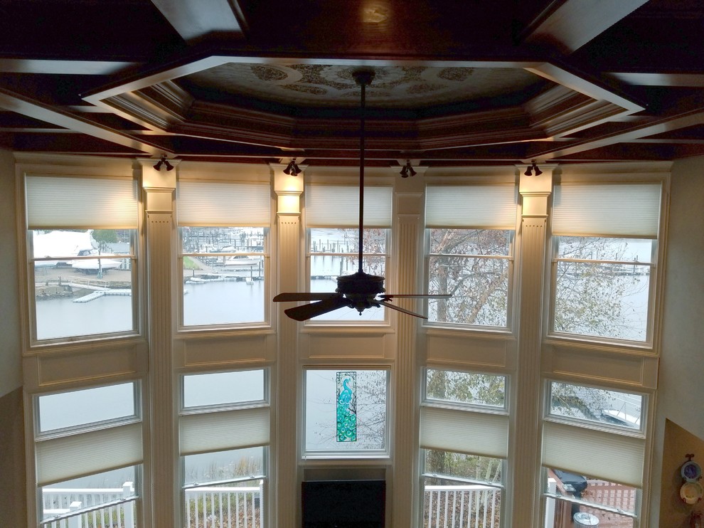 Design ideas for a large traditional sunroom in Bridgeport with a standard fireplace and a standard ceiling.