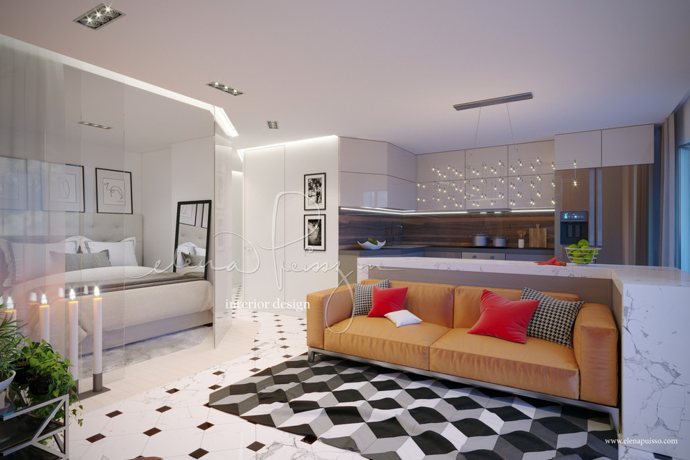 #Квартира_на_ Тверской для  стильного холостяка