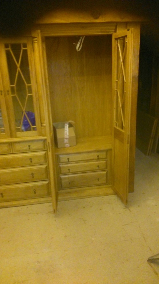 fitted oak wardrobe