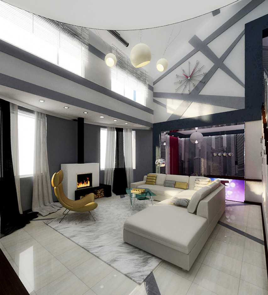 гостиная с видом на кальянную