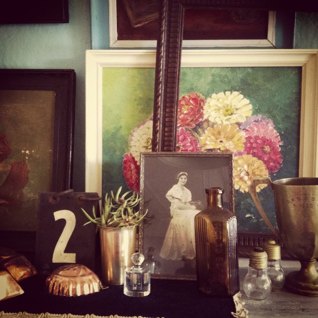 my vintage style eclectic-living-room