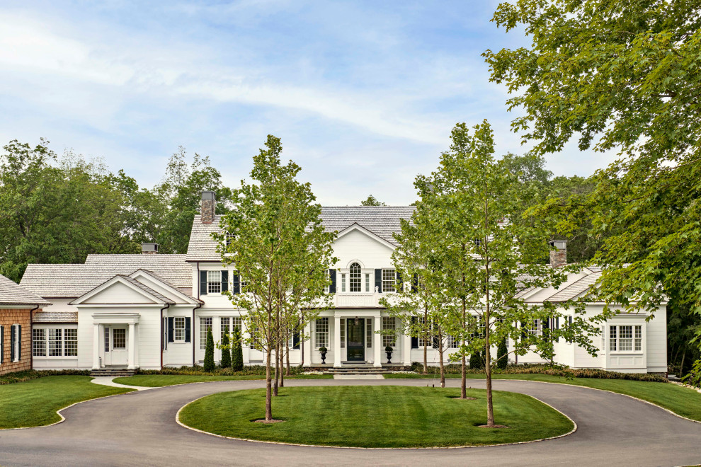 Colonial Manor - Traditional - Exterior - New York - by VanderHorn ...