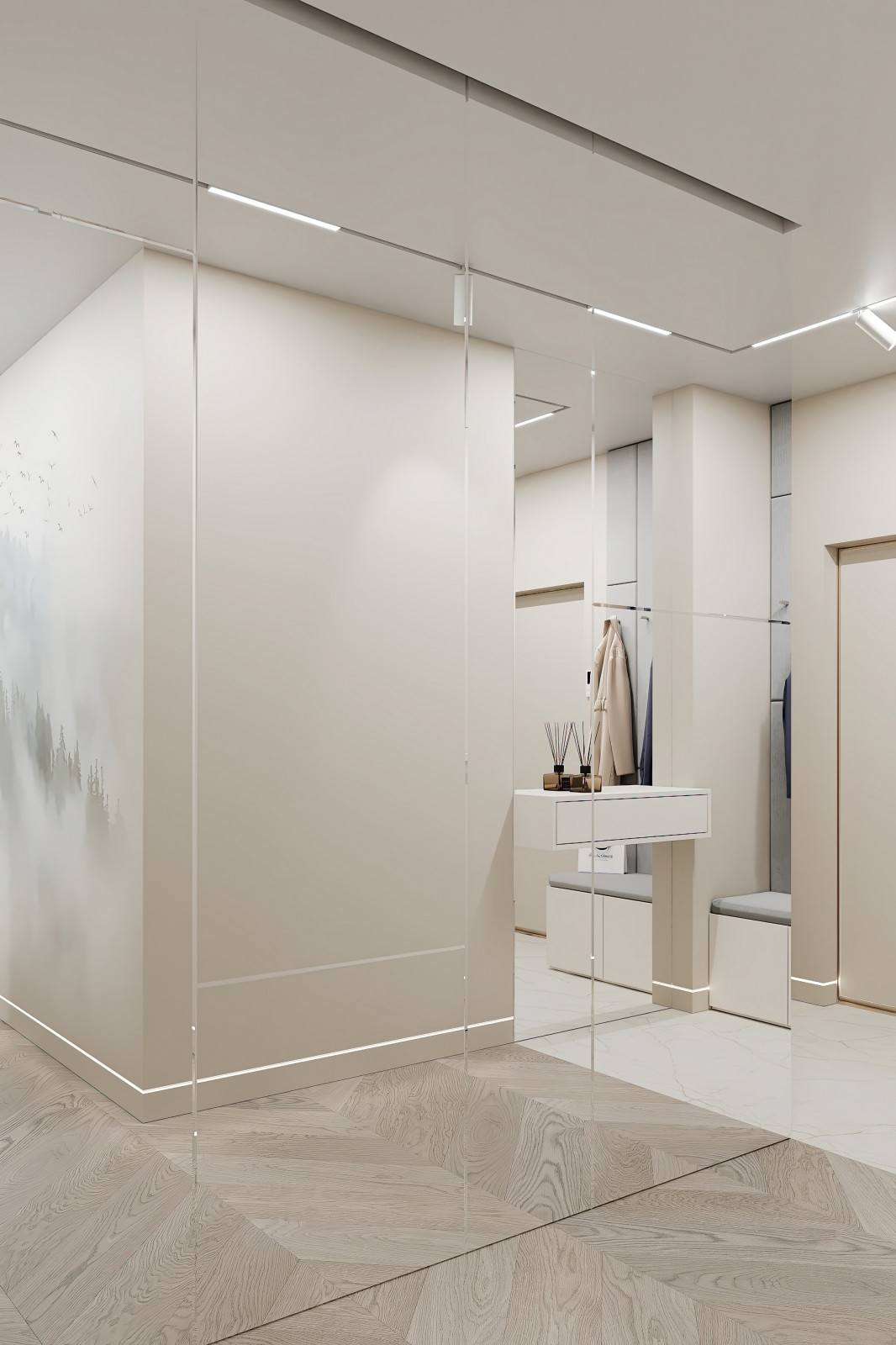 Дизайн и ремонт квартиры в ЖК Большая семерка - Сочный синий