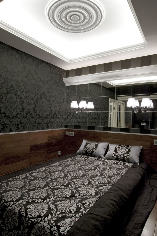 черно-белый интерьер