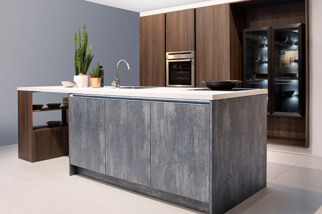 Handleless Kitchen Range koek