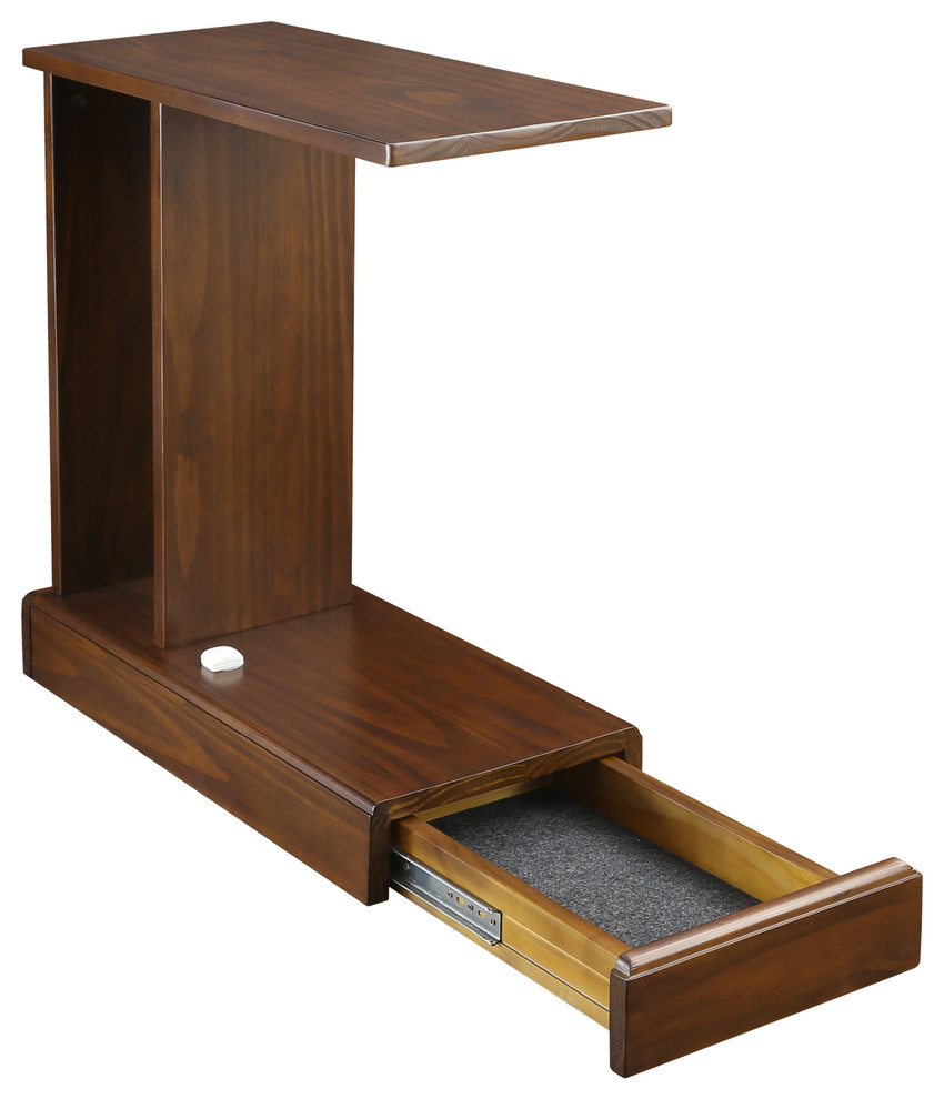 Monroe CTable with Concealed Drawer, Concealment Furniture