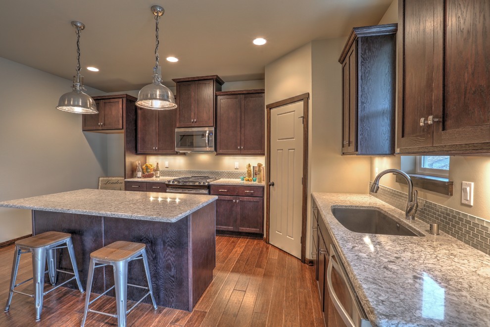 Home design - rustic home design idea in Seattle