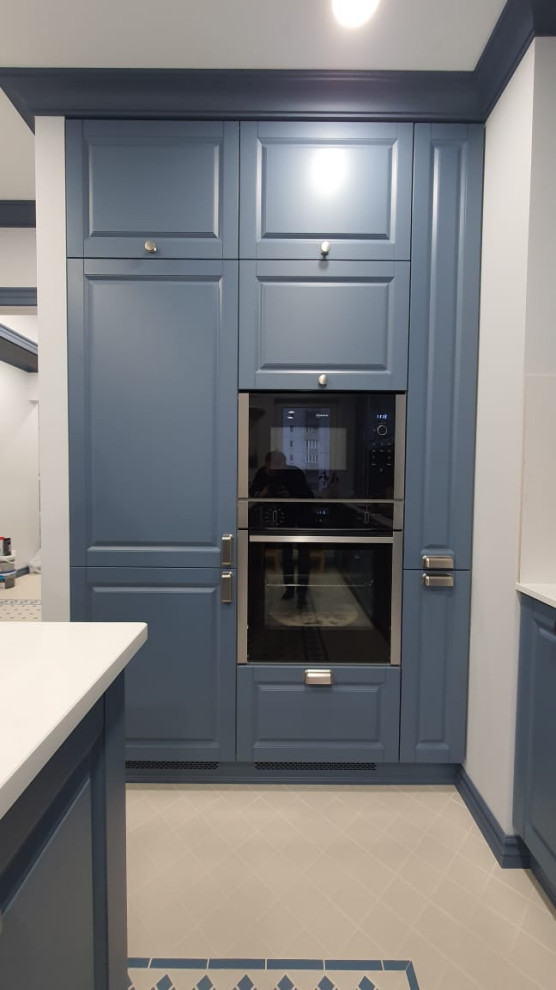 Соременная классика в серо-голубых тонах