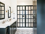 Farmhouse Bathroom by Sita Montgomery Interiors