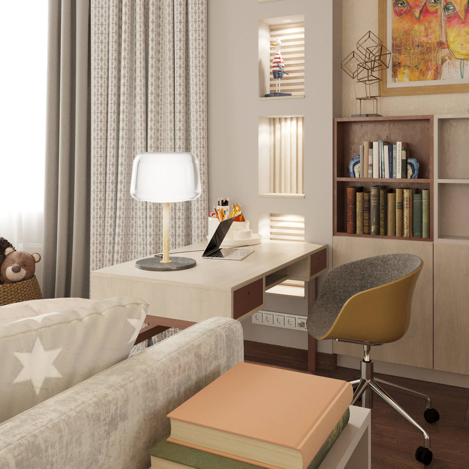 КВАРТИРА В СВЕТЛЫХ ТОНАХ