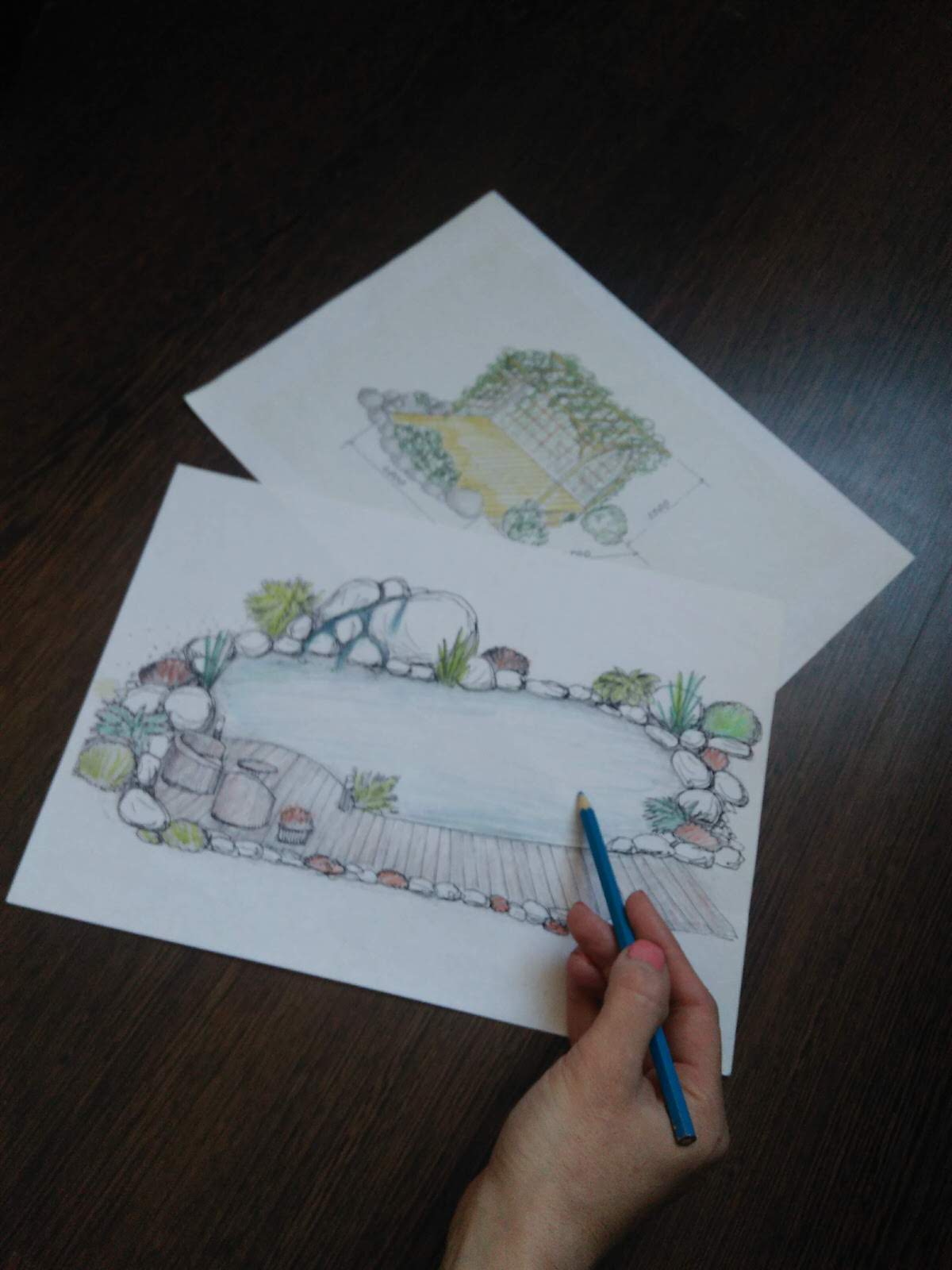 Реконструкция старых клумб, восстановление газонов