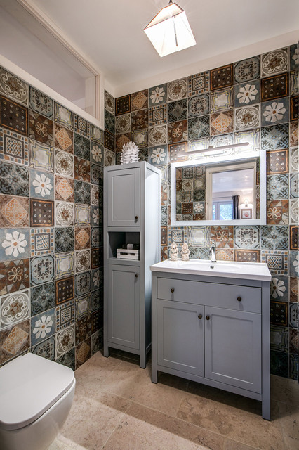APPARTAMENTO (CAROVIGNO) shabby-chic-style-bathroom