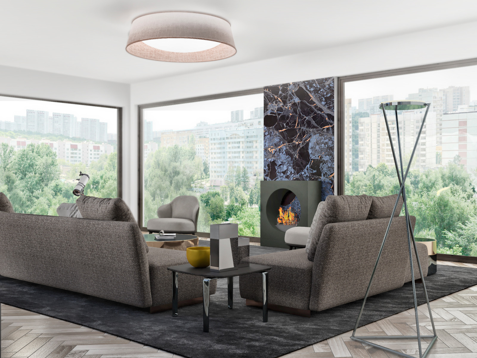 Квартира с панорамными окнами