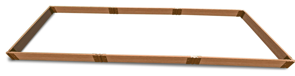 Tool-Free Classic Sienna Raised Garden 4'x12'x5.5" 1" Profile