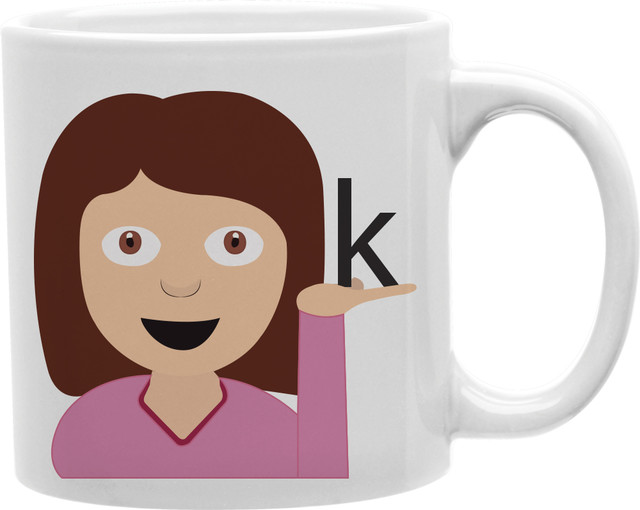 sassy emoji mug