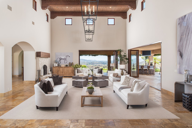 Mediterranean Living Room medelhavsstil-vardagsrum