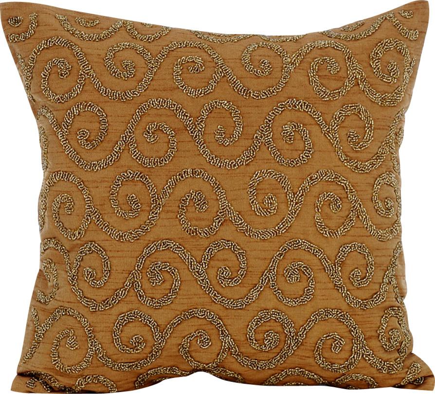 Gold Decorative Pillow Covers Silk Gold Fest Contemporary   Home Design 