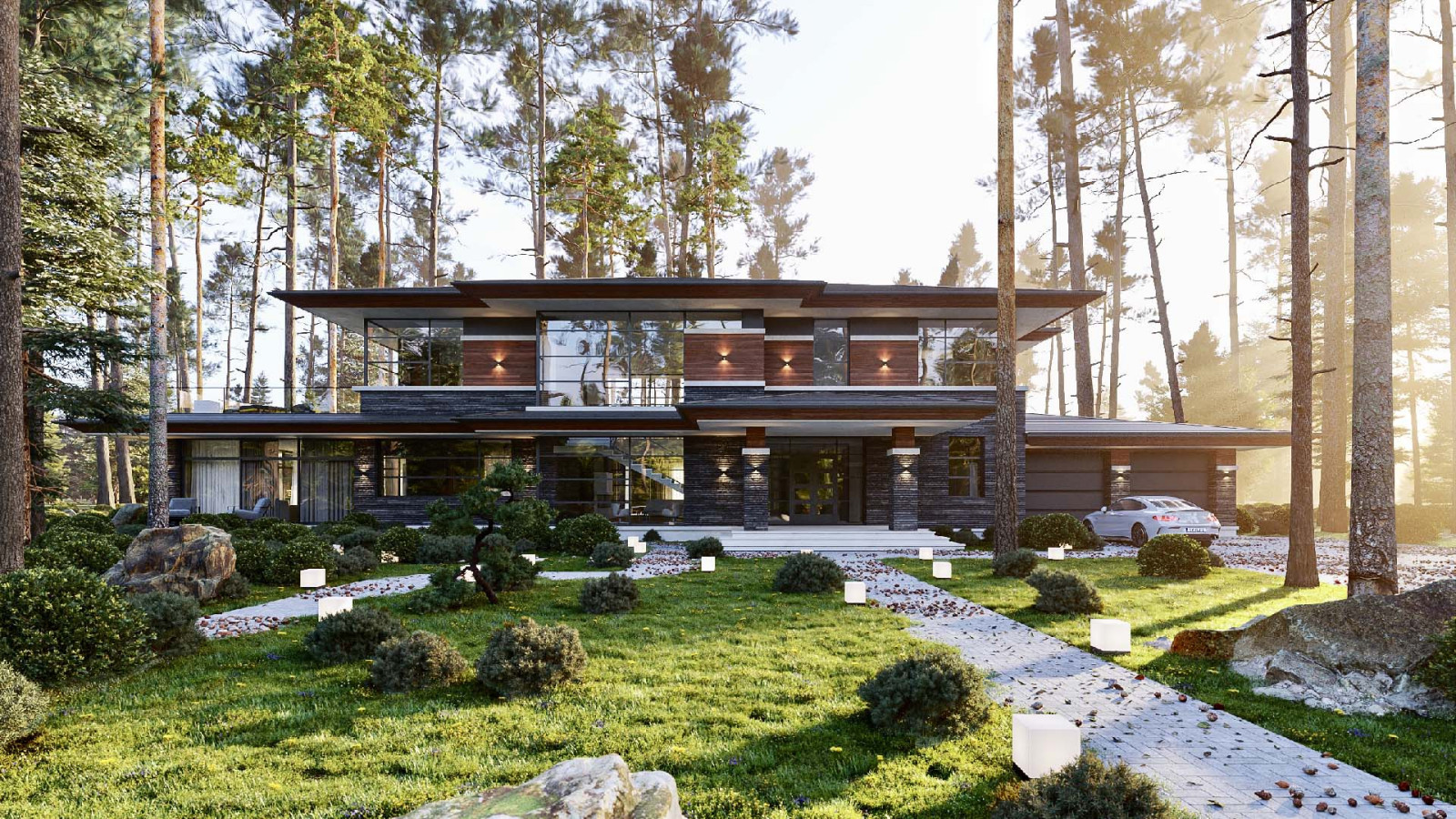 Стиль Райт в современном исполнении