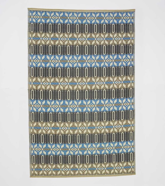Morocco Rug - Blue (5' x 8')