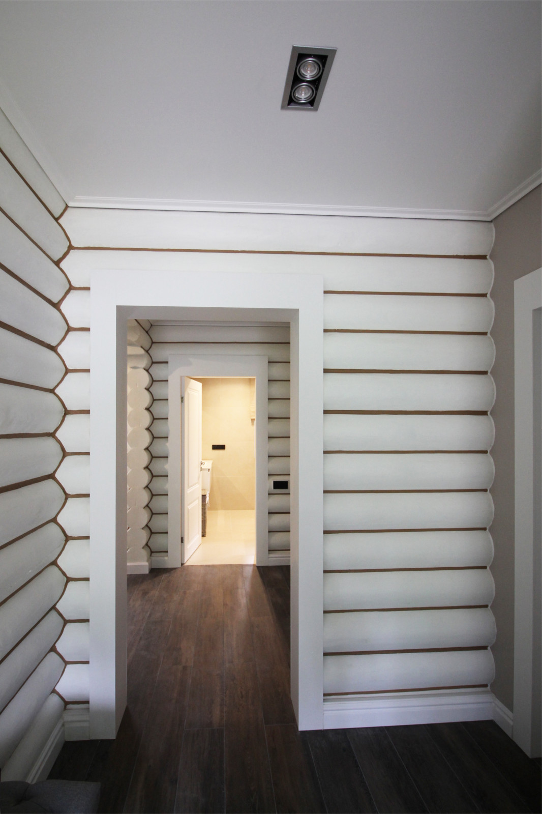 Срубовой коттедж 38 в п.Рощино, Ленинградская обл. Царство-Королевство