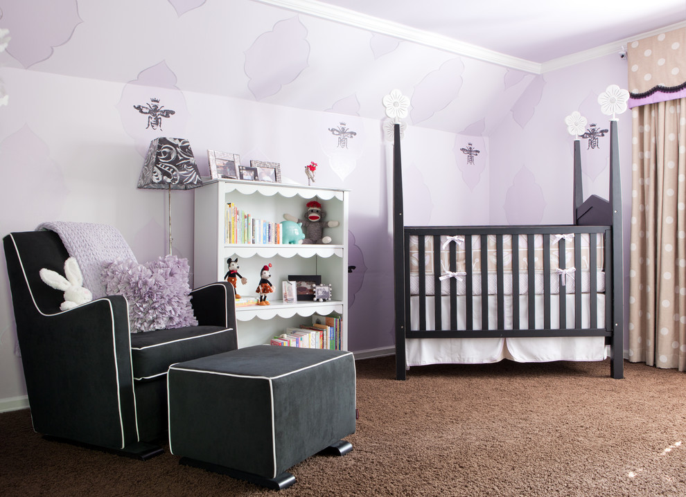 This is an example of a transitional kids' room in Nashville.