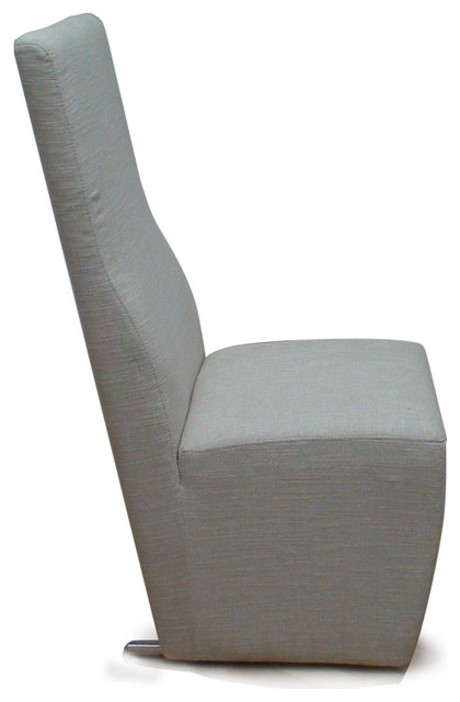 C1004B Modern Beige Fabric Dining Chair