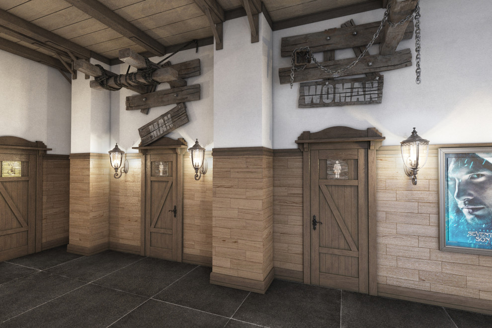 Дизайн-проект интерьера кинотеатра "АмбарСинема" г.Самара